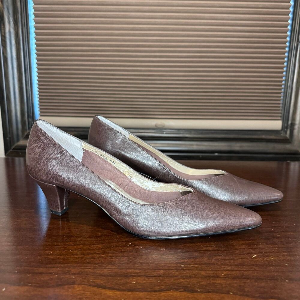 Ros Hommerson Brown Low Heel 8 Narrow